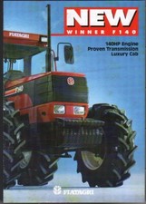 FIAT "Winner F140" Tractor Brochure Leaflet