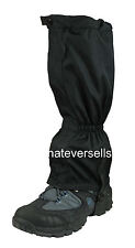 BLACK WALKING GAITERS for