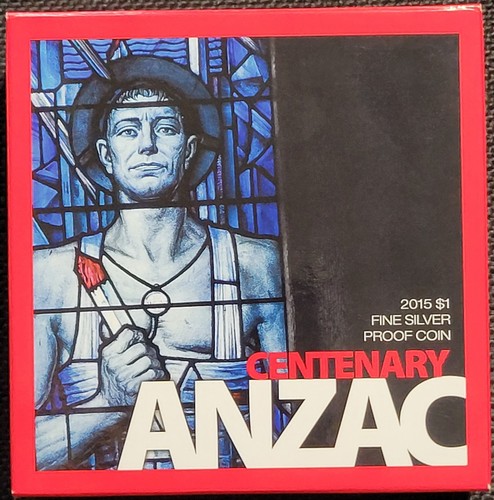 Anzac centenery silver proof - silver,