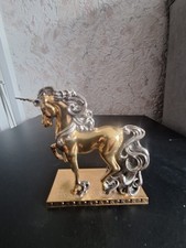 Franklin Mint Unicorn  Gold And Silver