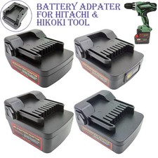 Adapter Converters For Bosch 18V Li-Ion Battery to Hitachi/Hikoki 18V Drill New