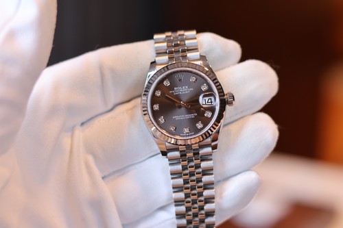 Rolex datejust grey diamond - rolex, 31