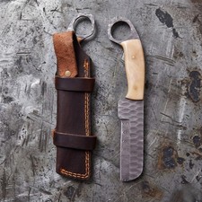 9" Damascus Steel Bull Cutter