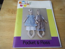 Sewing Pattern - Melly & Me - Pocket & Floss soft toy rabbits