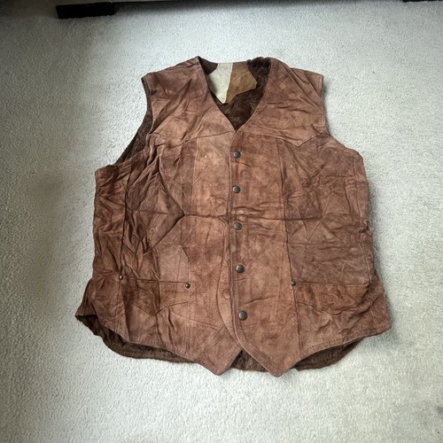 Vintage brown suede - vintage,