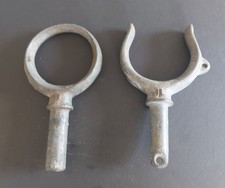 Vintage, Galvanised, Old Rowlocks, Boat, Canoe