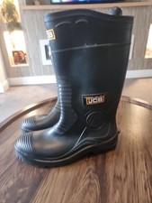 JCB Master Mens S5 Safety Rigger Steel Toe Midsole Wellington Boots UK 11 