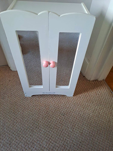 Toy timber wardrobe - toy,