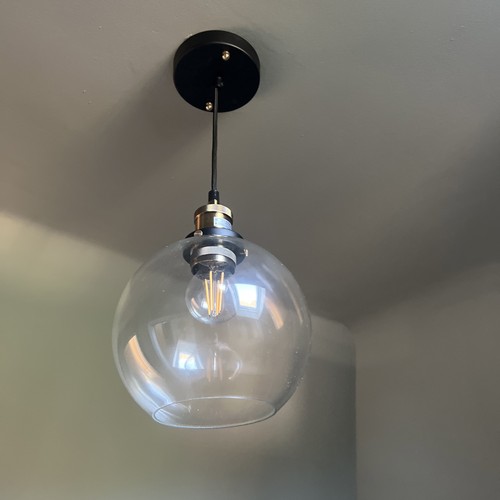 Modern glass pendant light - glass,