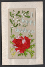 Postcard Silk Embroidered WW1