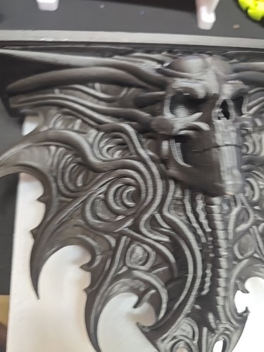 Gothic skull wall - gothic,