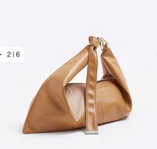 River Island shoulder brown Tan Bag handbag  New