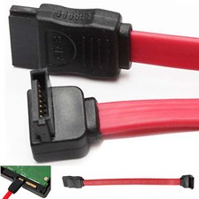 15cm SATA To SATA Angled Cable HDD Hard Disk Drive CD DVD Rom Lead For PC Laptop
