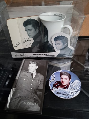 Elvis presley porcelain mug - elvis,