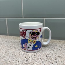 Vintage White & Pink Mr Blobby