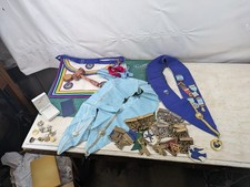 Masonic Regalia, Aprons,  Sashes, Jewel Bundle Etc