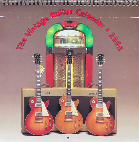 1999 vintage guitar - guitar, calendar