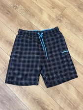 McKENZIE BLACK CHECK SHORTS /