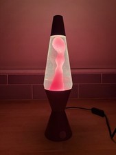 Pink Lava Lamp 36cm Rose Gold