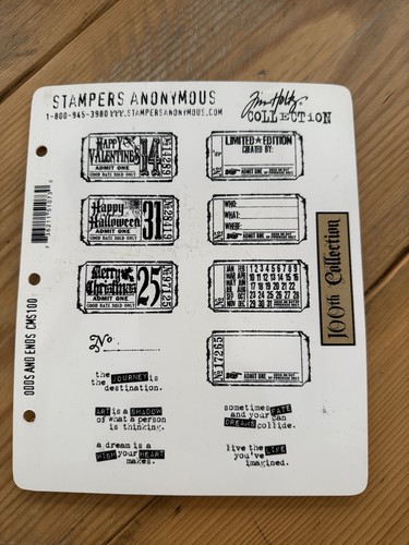 Tim holtz stampers anonymous - holtz,