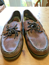 G.H. Bass Hampton Core 2 Leather Deck Shoes Brown Size 11M