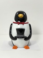 Talking Penguin Cookie Jar 2015 - Makes Sounds When Opened - 11" 2015
