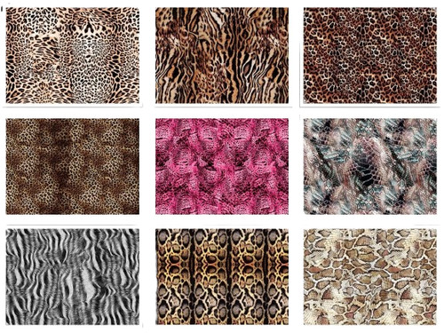 Animal skin print - skin, cotton