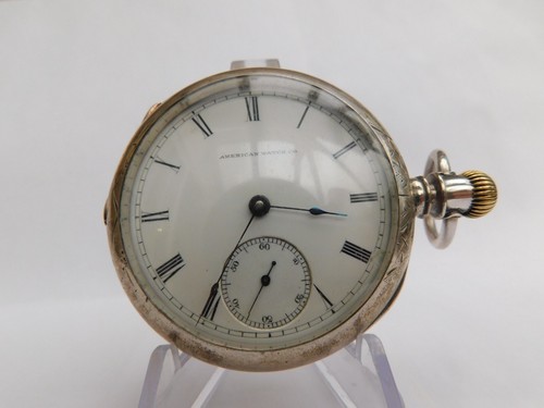 Antique 18s waltham pocket - 18s,