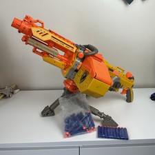 Nerf N-Strike Havok Fire EBF-25 Motorised Machine Gun Blaster - Tested Working