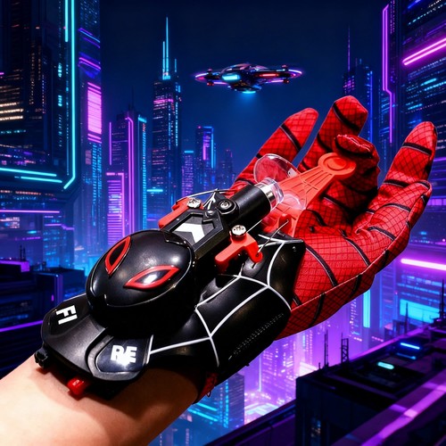Kids spiderman web shooters - web,