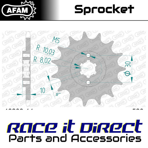 Sprocket for cagiva - 125, super