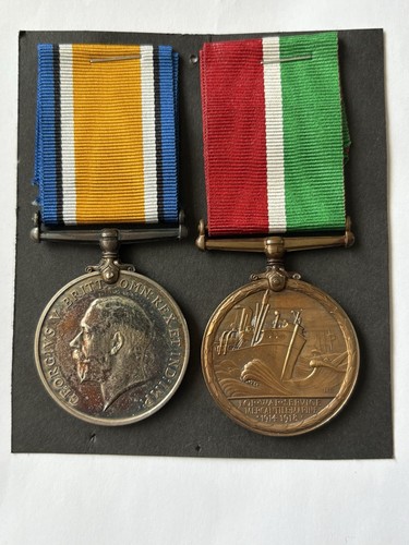 Ww1 mercantile marine medal - ww1,