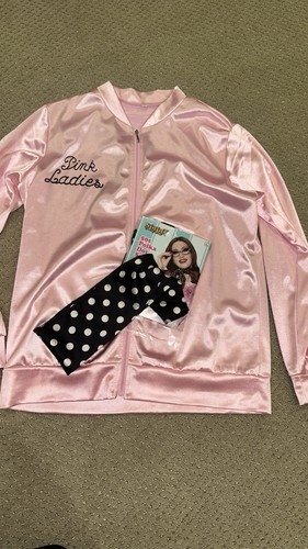 Pink ladies jacket scarf - jacket,