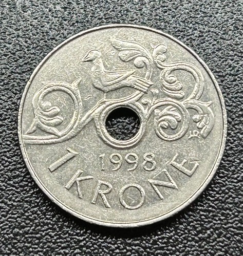 Norway 1998 kroner coin - norway,