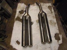 KAWASAKI Z1000  Genuine-factory LEFT and RIGHT side EXHAUST SILENCER VGC.