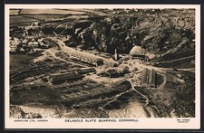 Postcard Delabole, Slate Quarries, Cornwall 