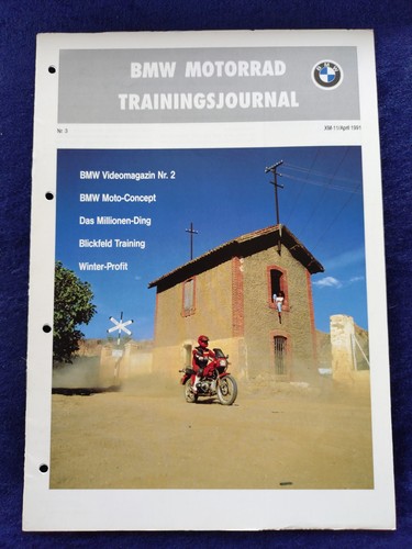 Bmw motorrad training journal - training,