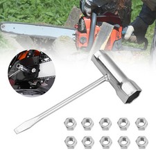 13mm*19mm Spanner Wrench Screwdriver Tool Kit M8 Bar Nuts For Stihl Chainsaw UK