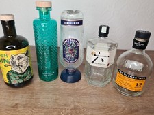 Empty Gin Bottles Bundle 5x