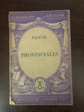 PASCAL PROVINCIALES by PIERRE CLARAC - LIBRARIE LAROUSSE - P/B
