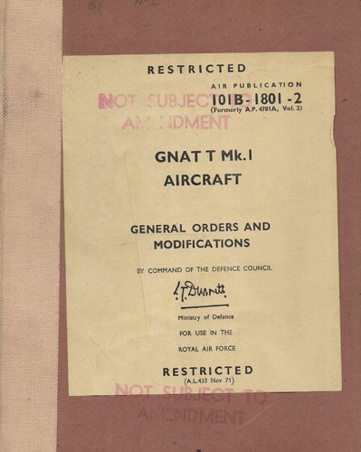 Folland gnat servicing - folland,