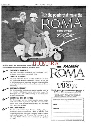 Raleigh roma 78cc - 78cc, scooter