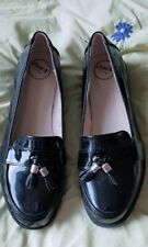 Essex Glam Ladies Black Slipon Shoes Size 7