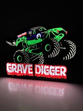 Grave digger monster truck led - digger,