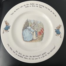 Wedgwood Peter Rabbit 10" Plate Beatrix Potter