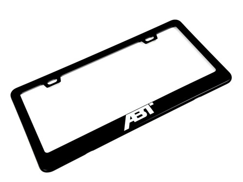Abt metal license plate frame - abt,