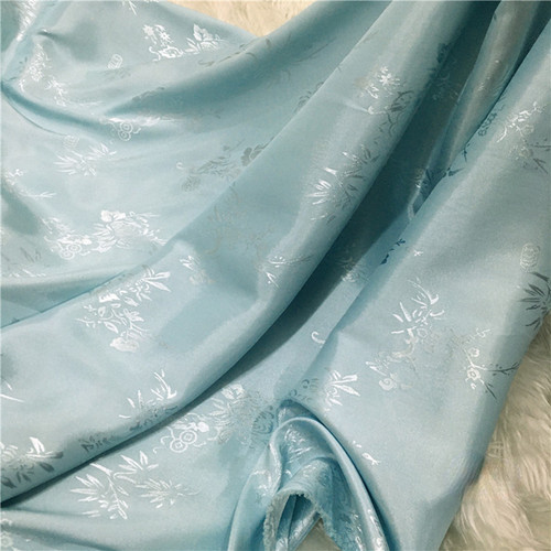 Chinese brocade floral satin - floral,