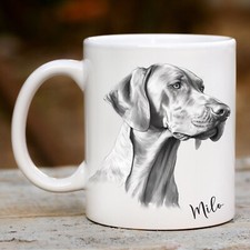 Personalised Pet Dog Mug Vizsla , Ideal Gift Present