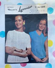 Lacy Sweaters V & Round Neck