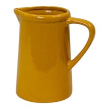 Large Burnt Yellow Ceramic Jug